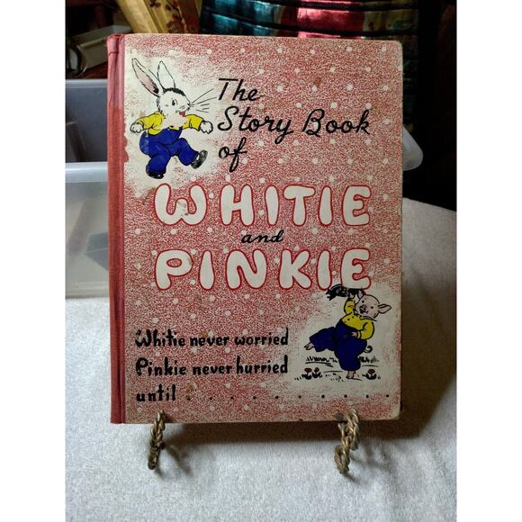 The Story Book of Whitie and Pinkie Lydia Scott Pru Herric HB 1940 Wonderful! - Picture 1 of 11